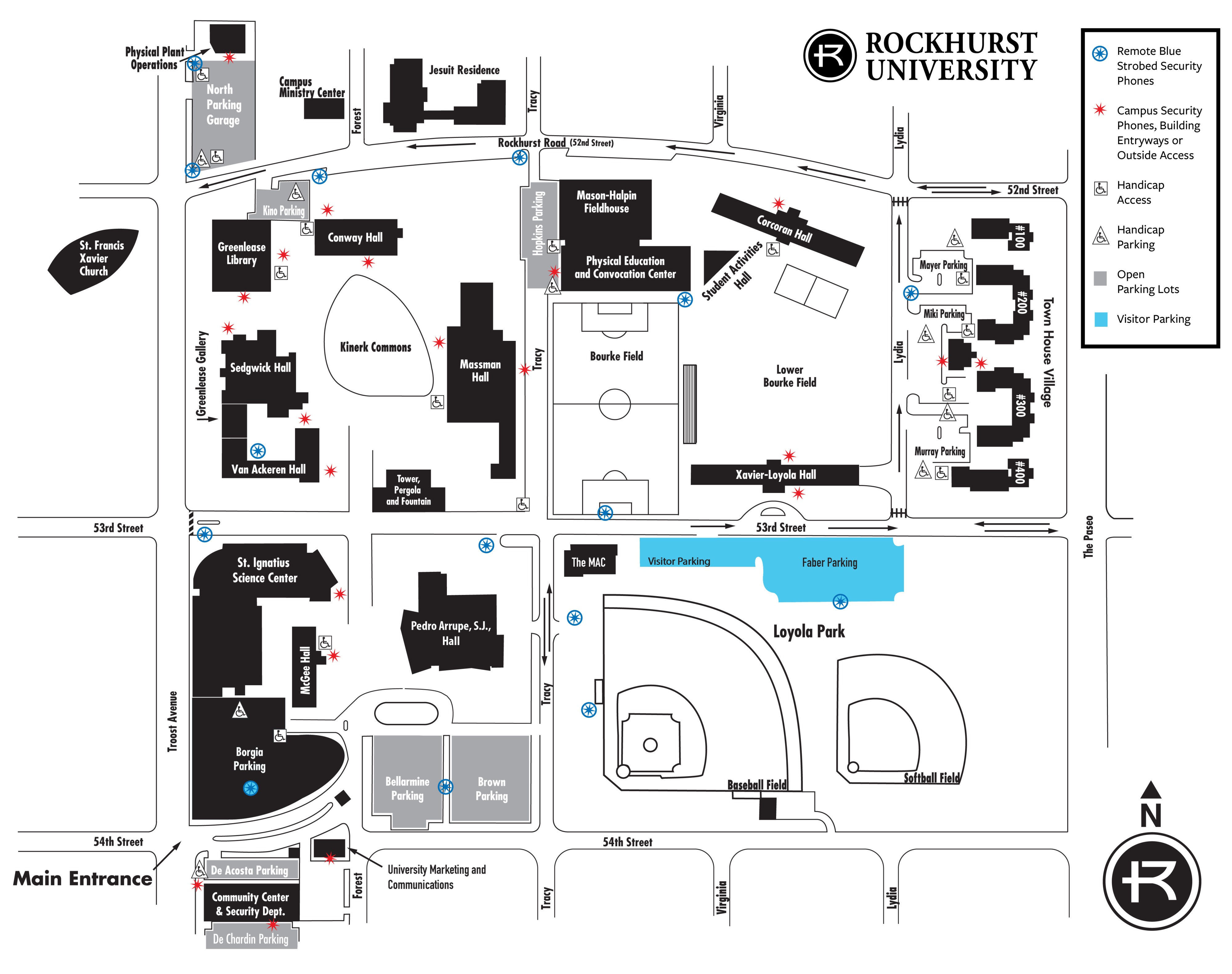 Visitor Parking and Accessibility Map 2025