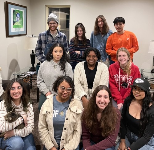 Kateri Group under the leadership of Campus Ministry. Group photo.