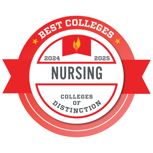 Best Colleges seal: Colleges of Distinction for Nursing
