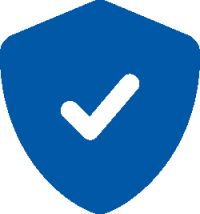 Icon of a shield with a checkmark inside