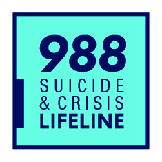 988 Suicide & Crisis Lifeline infographic