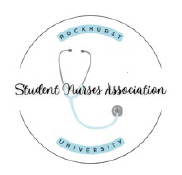 Student Nurses Association logo with stethoscope