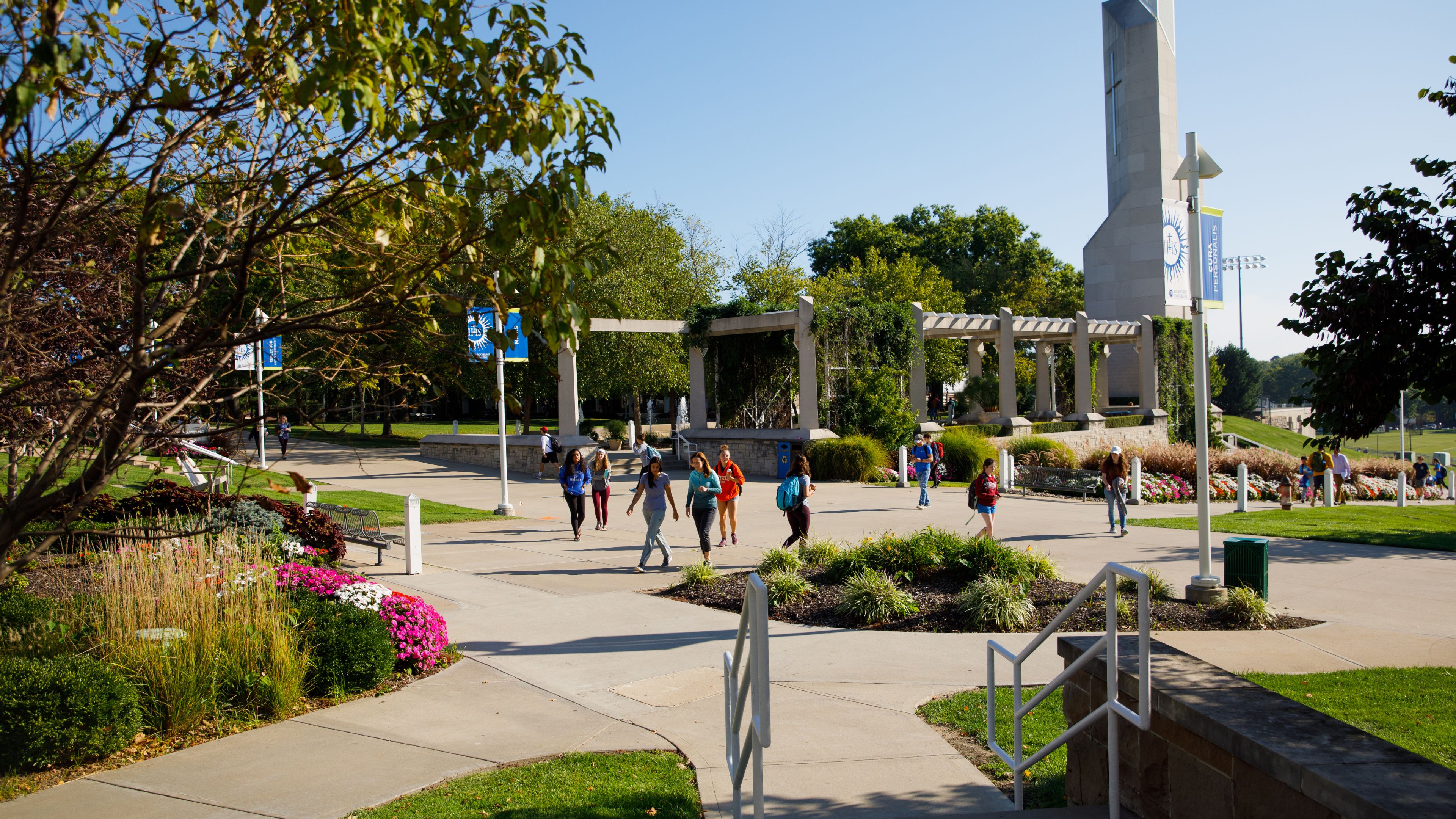 Rockhurst campus on a nice day