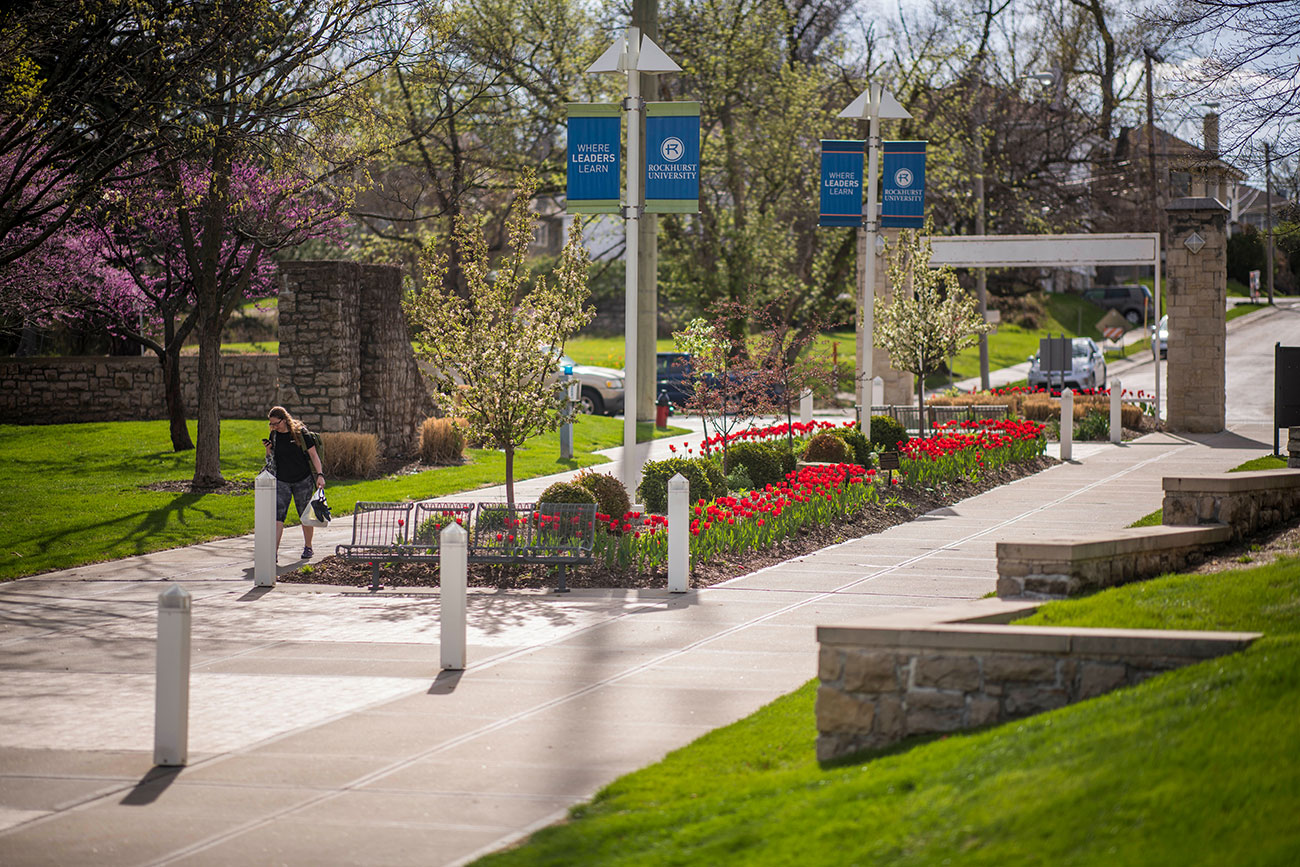 Walkway on the RU campus