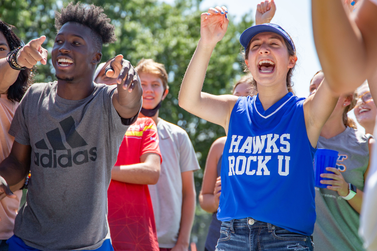 Students Cheering