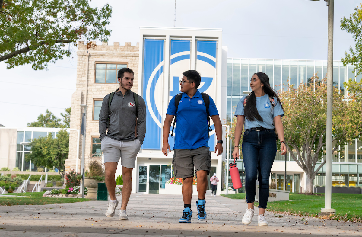 Student walking