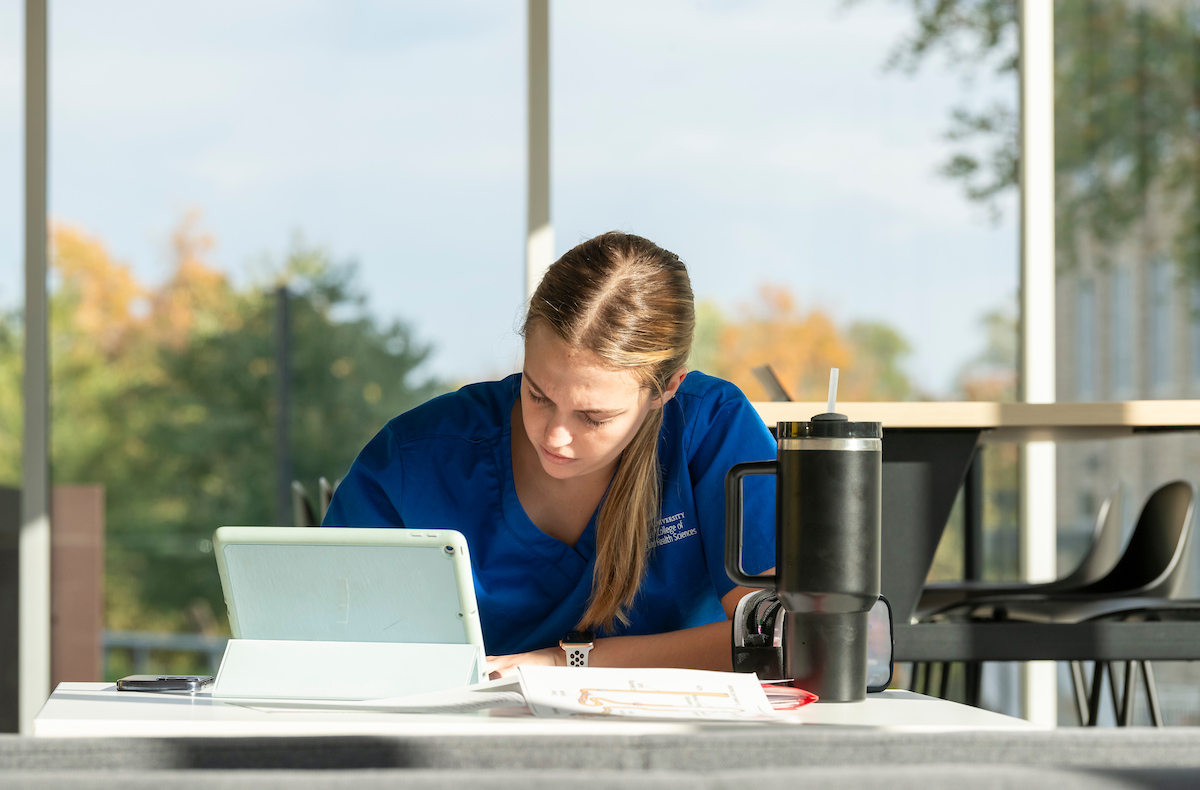 Studying in Sedgwick Hall