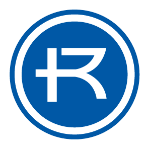 blue circle-r rockhurst university logo