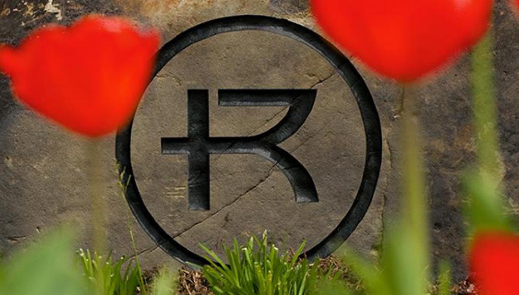 Rockhurst logo flowers