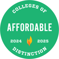 Colleges of Distinction badge 2024-25 - Affordable