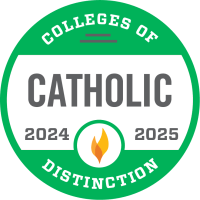 Colleges of Distinction badge 2024-25 - Catholic