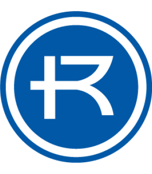 blue circle-r rockhurst university logo
