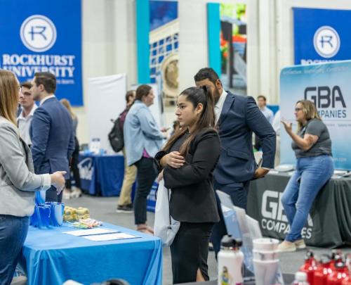 Career expo at Rockhurst University