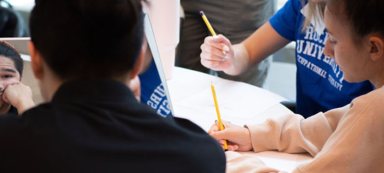 To Better Understand Their Patients, OT Students Bust Out the Drawing Pad