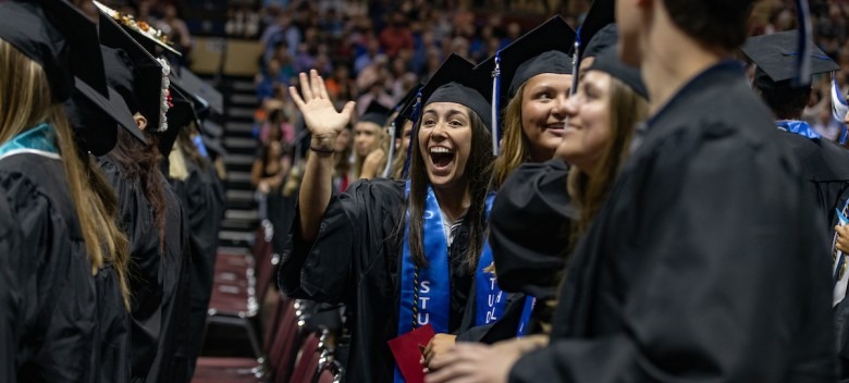 Hundreds of Students Earn Degrees at Commencement