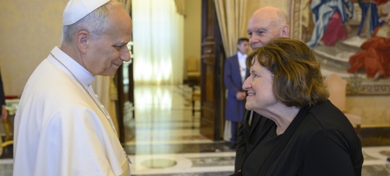 Rockhurst President Meets with Pope Leo
