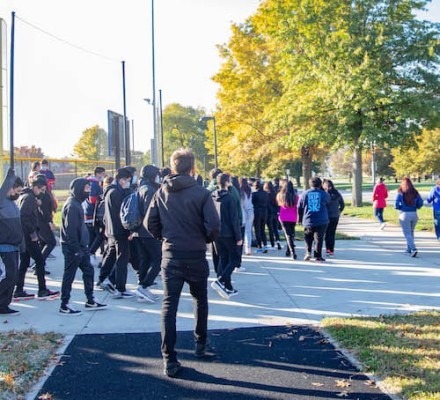 Students Organize First-Ever Run at Guadalupe Centers High School in Honor of Nelson Hopkins Jr.