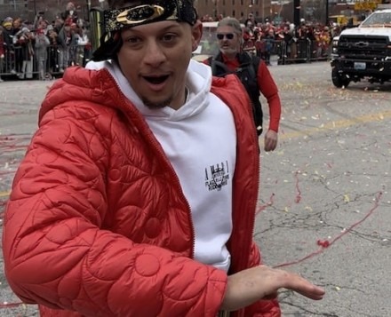 Student Gets the High Five of a Lifetime at Chiefs Parade