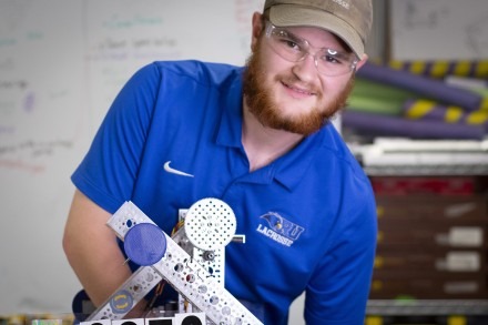 Student Gets Plugged in With Robotics Works Study