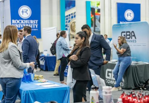 Career expo at Rockhurst University