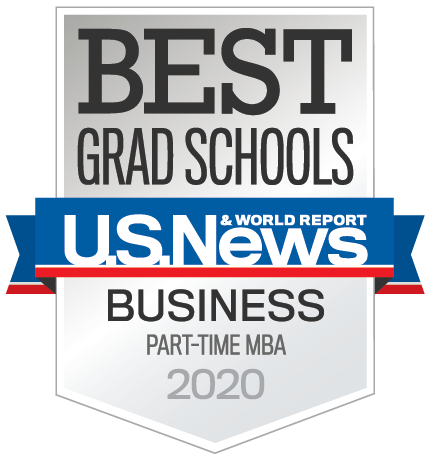 US News & World Report Part Time MBA badge